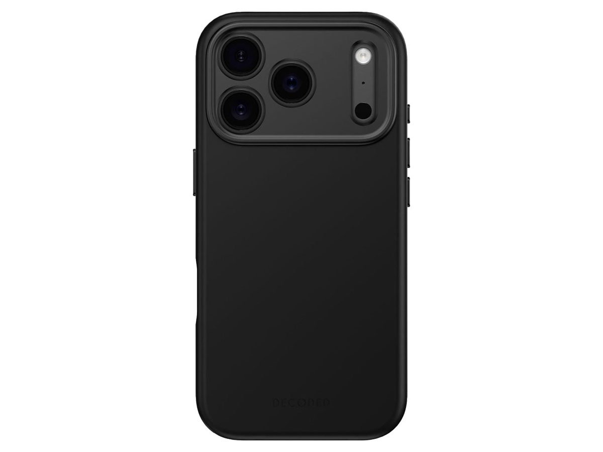 Decoded AntiMicrobial Silicone Backcover Black do iPhone 17 Pro