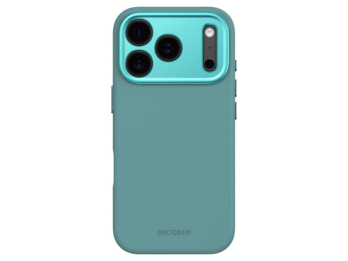 Decoded AntiMicrobial Silicone Backcover Retro Blue do iPhone 17 Pro