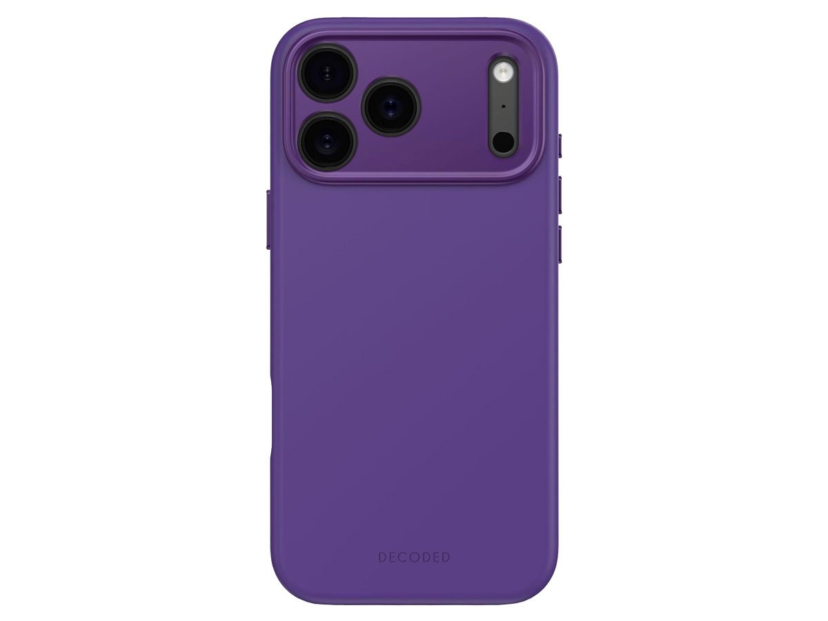 Decoded AntiMicrobial Silicone Backcover Purple do iPhone 17 Pro Max