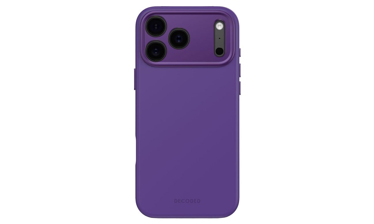 Decoded AntiMicrobial Silicone Backcover Purple do iPhone 17 Pro Max