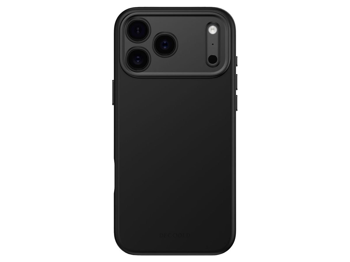 Decoded AntiMicrobial Silicone Backcover Black do iPhone 17 Pro Max