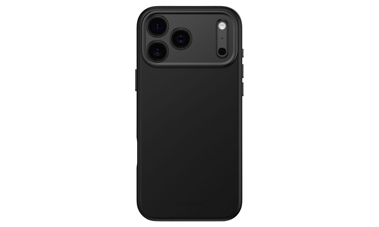 Decoded AntiMicrobial Silicone Backcover Black do iPhone 17 Pro Max