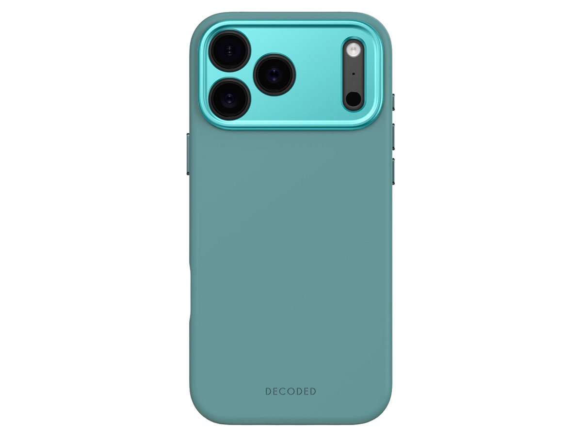 Decoded AntiMicrobial Silicone Backcover Retro Blue do iPhone 17 Pro Max