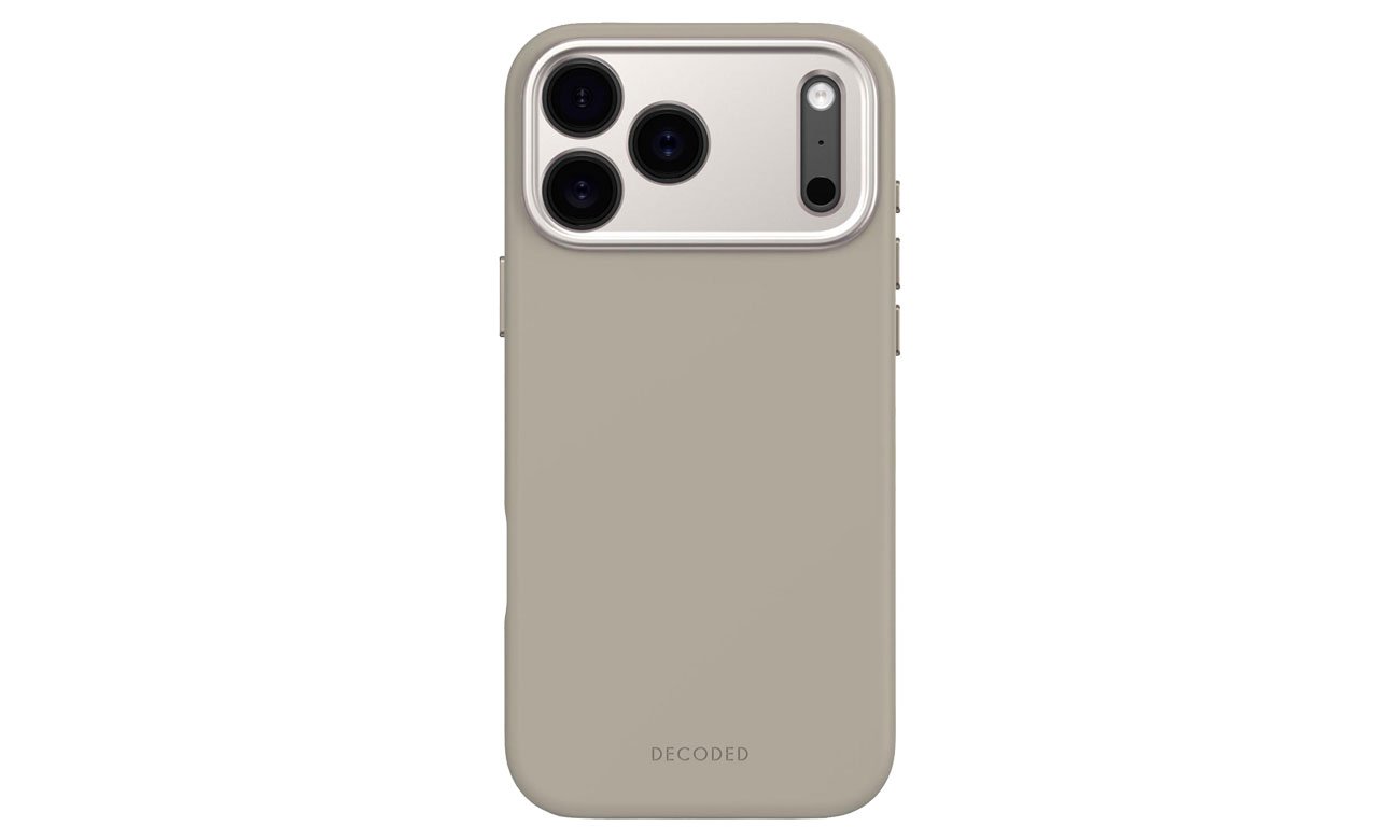 Decoded AntiMicrobial Silicone Backcover Taupe do iPhone 17 Pro Max
