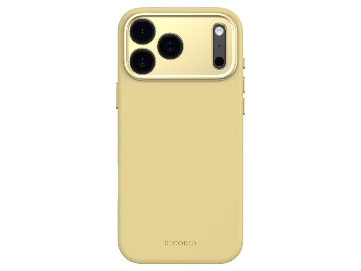 Decoded AntiMicrobial Silicone Backcover Yellow do iPhone 17 Pro Max