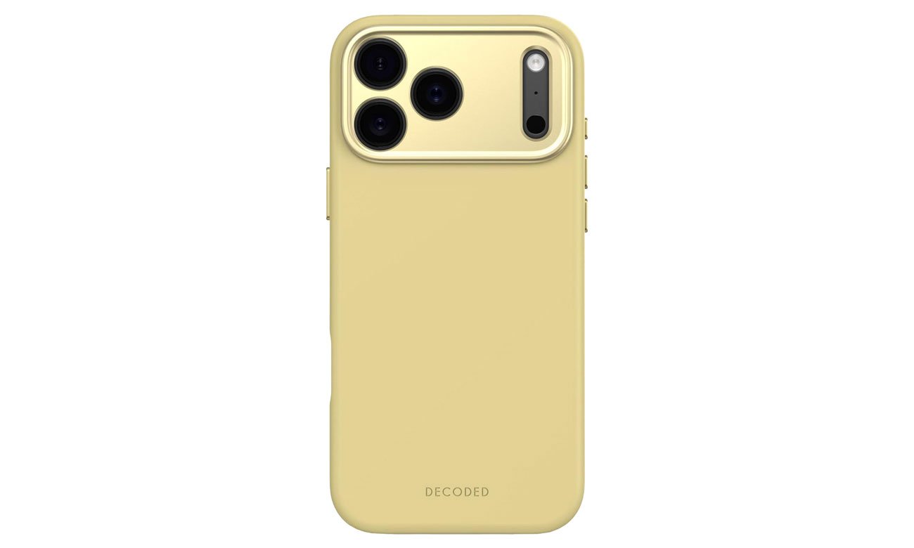 Decoded AntiMicrobial Silicone Backcover Yellow do iPhone 17 Pro Max