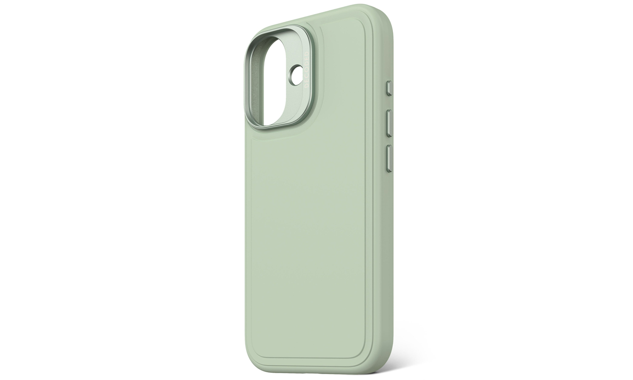 Decoded AntiMicrobial SiliconeStacks Hülle iPhone16 MagSafe mist green