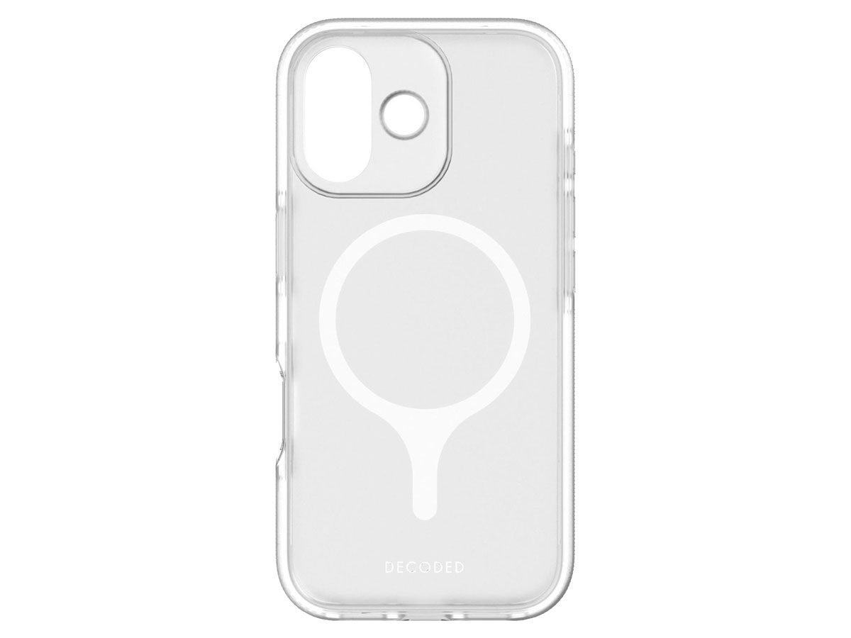 Decoded DropTec Transparent Backcover Frosted White do iPhone 17