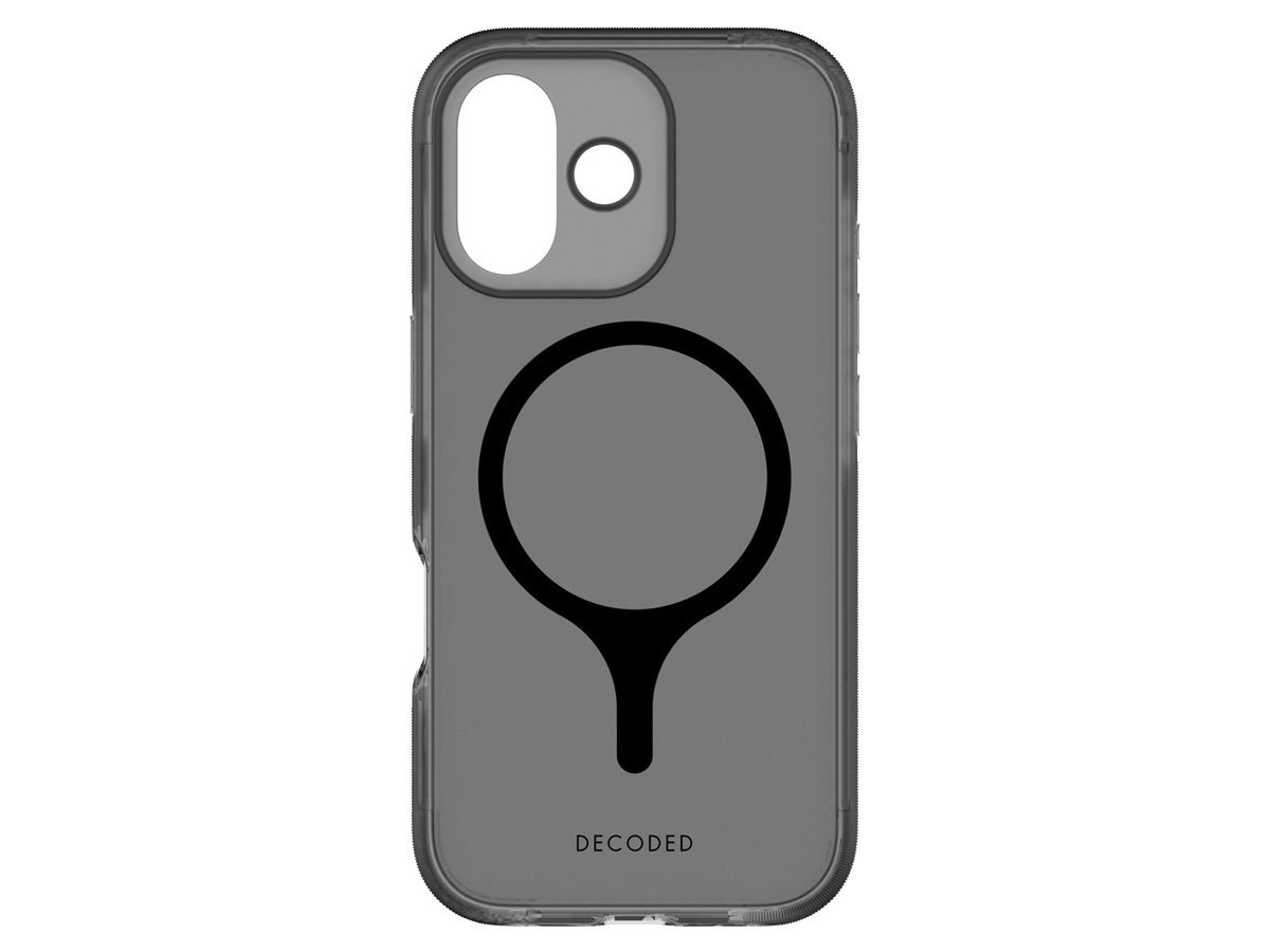 Decoded DropTec Transparent Backcover Frosted Black do iPhone 17