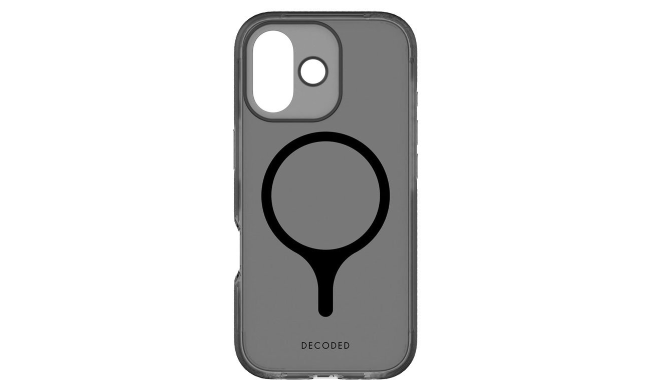Decoded DropTec Transparent Backcover Frosted Black do iPhone 17