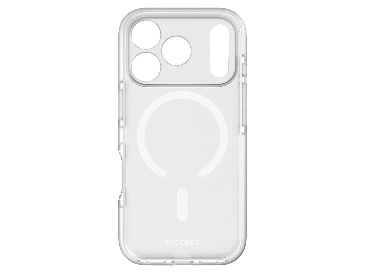 Decoded DropTec Transparent Backcover Frosted White do iPhone 17 Pro