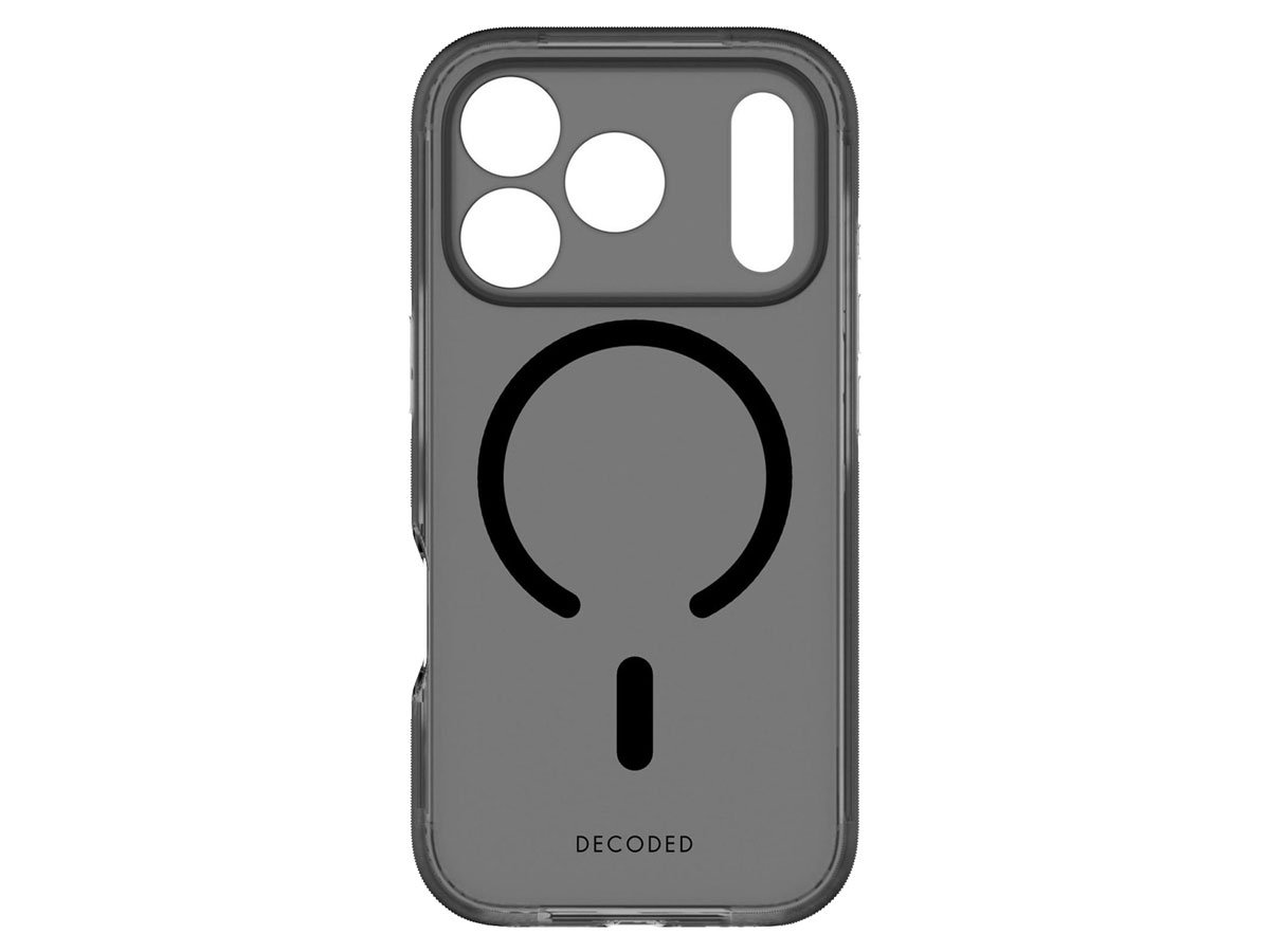 Decoded DropTec Transparent Backcover Frosted Black do iPhone 17 Pro