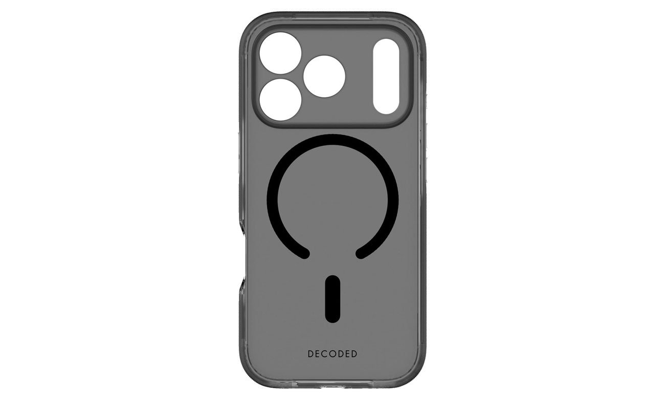 Decoded DropTec Transparent Backcover Frosted Black do iPhone 17 Pro