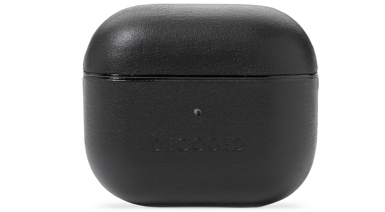 Etui Decoded Leather AirCase do AirPods 3 black