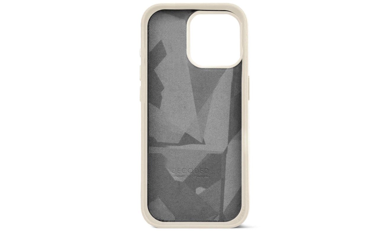 Etui Decoded Leather Back Cover wnętrze