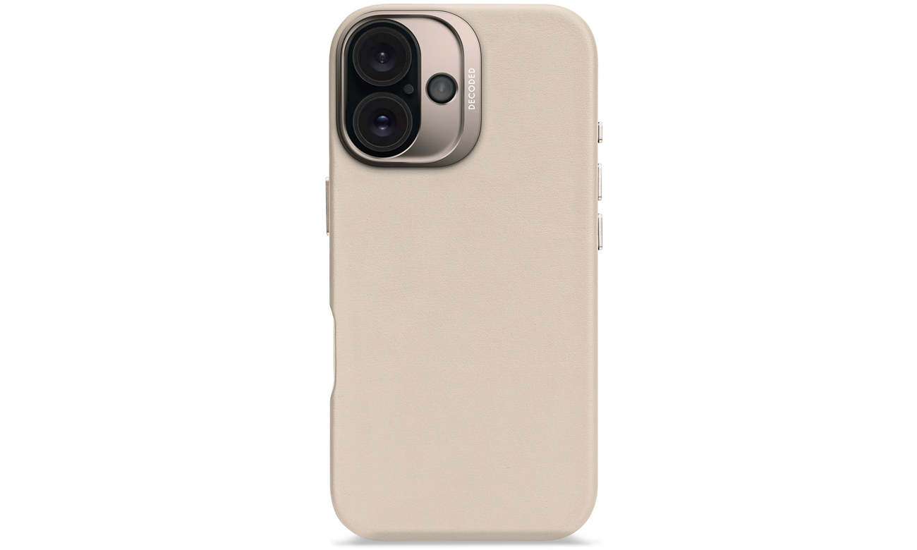 Etui Decoded Leather Backcover do iPhone 16 z MagSafe clay