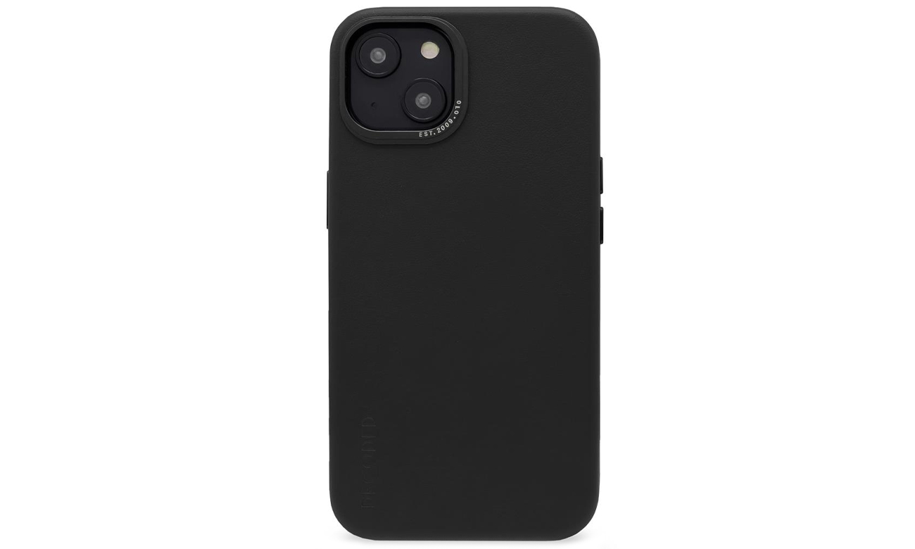 Etui Decoded Leather Back Cover do iPhone 13/14 black