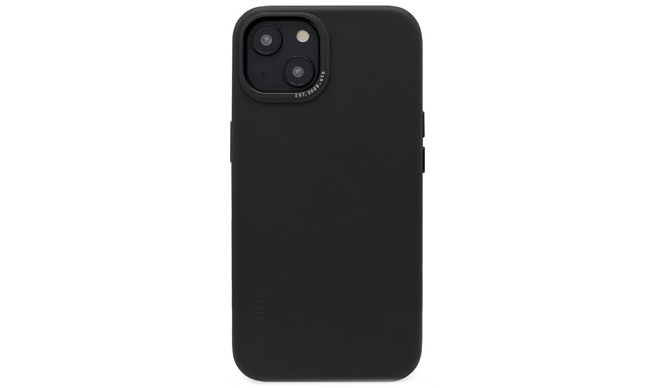 Etui Decoded Leather Back Cover do iPhone 14 Plus black