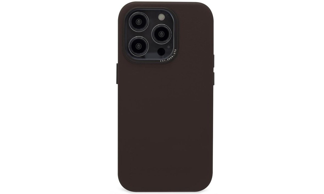Etui Decoded Leather Back Cover do iPhone 14 Pro Max brown