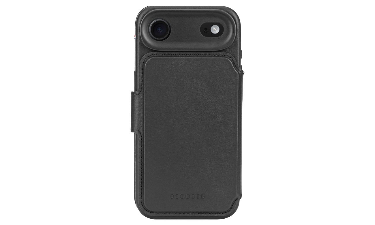 Decoded Leather Detachable Wallet Black do iPhone Air