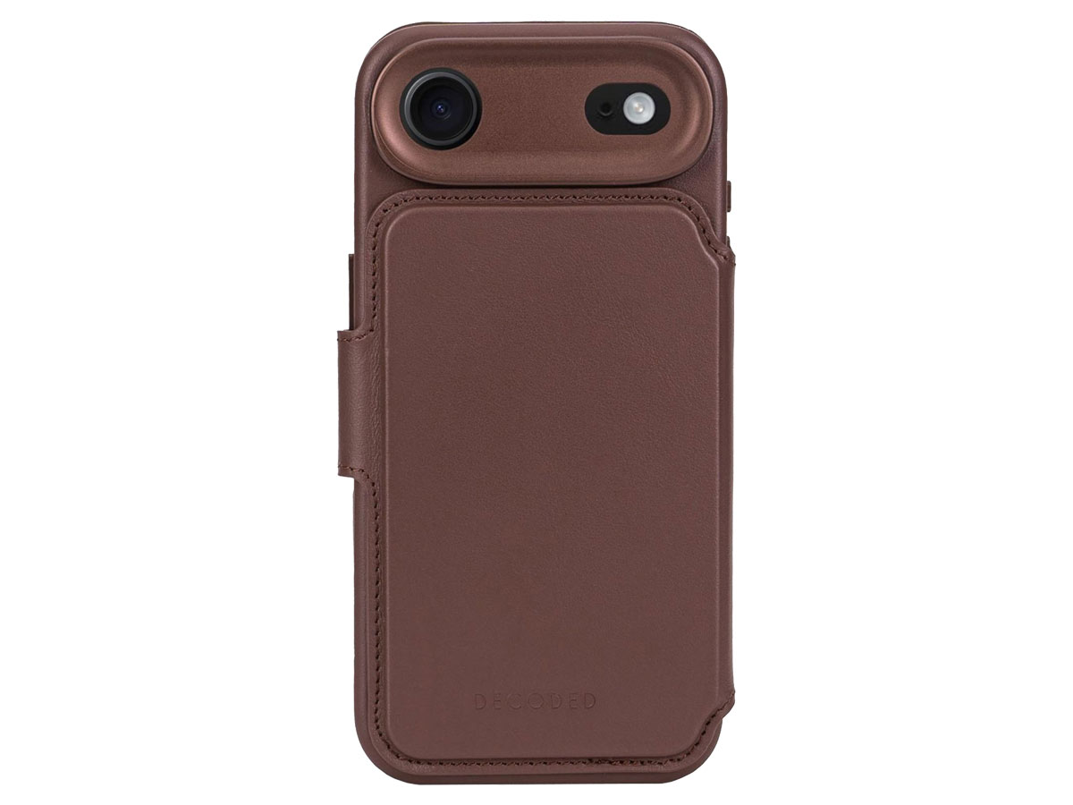 Decoded Leather Detachable Wallet Chocolat Brown do iPhone Air