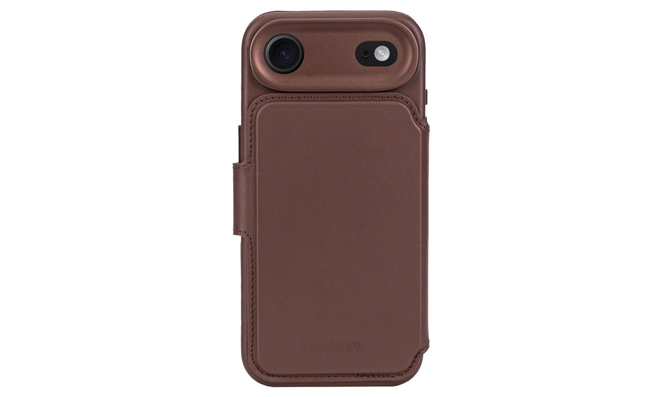 Decoded Leather Detachable Wallet Chocolat Brown do iPhone Air