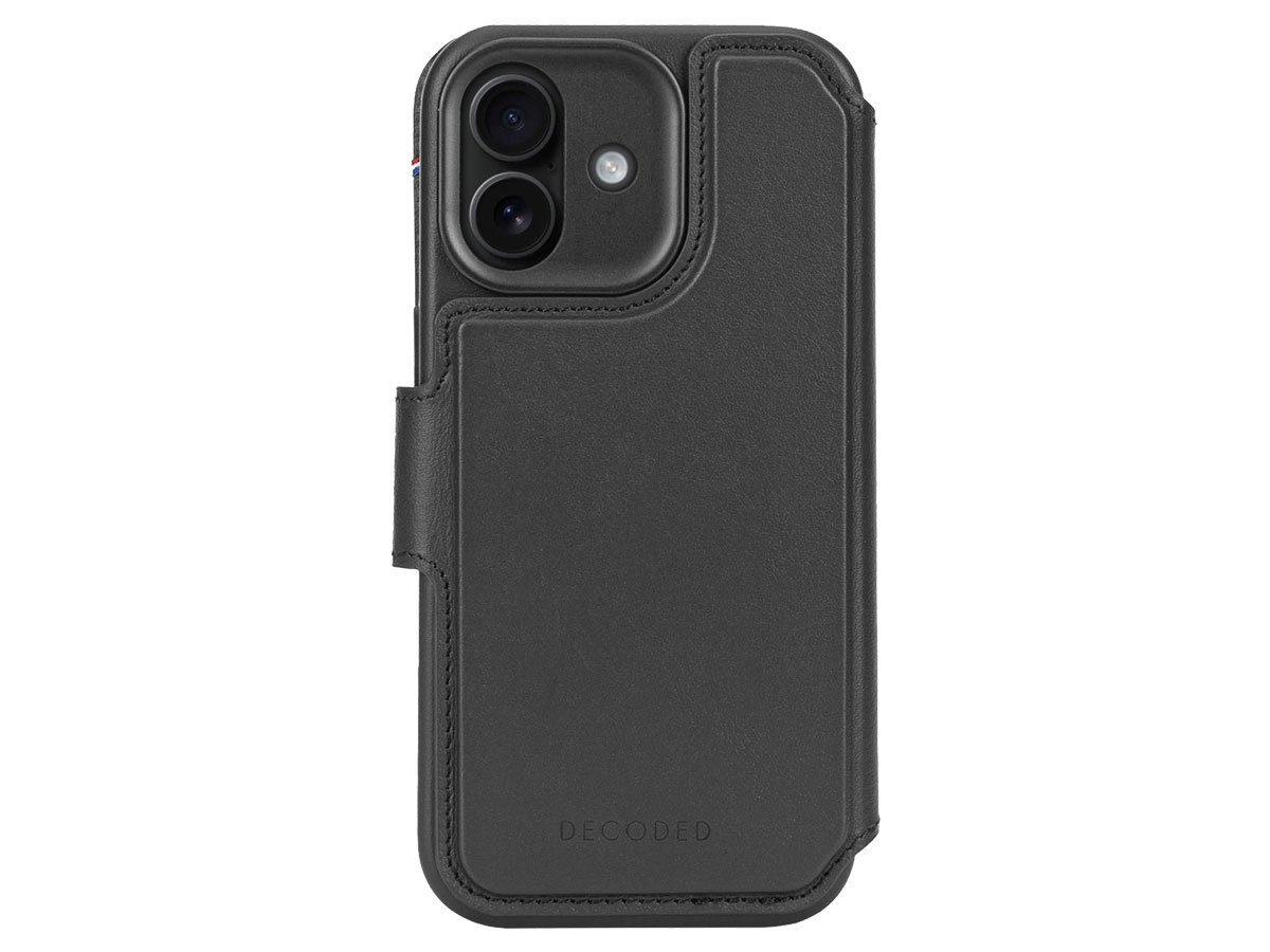 Decoded Leather Detachable Wallet Black do iPhone 17