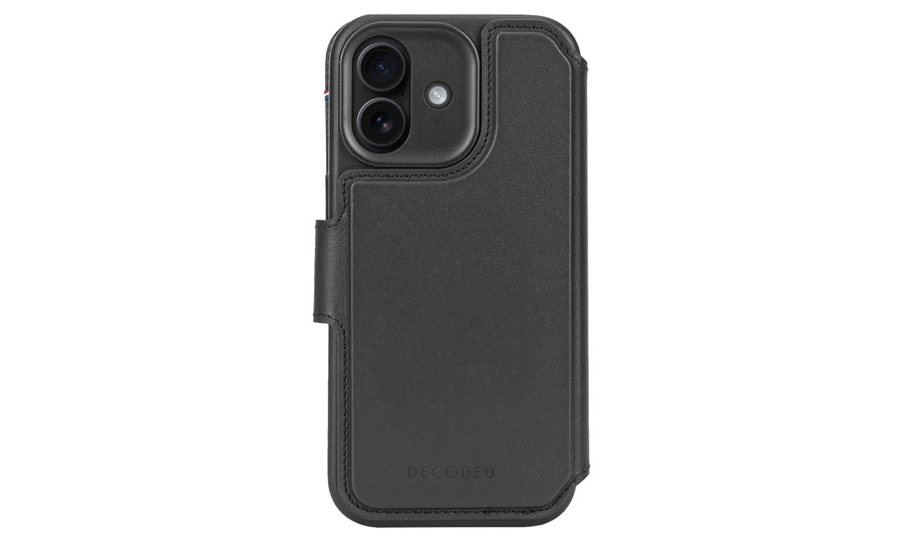 Decoded Leather Detachable Wallet Black do iPhone 17