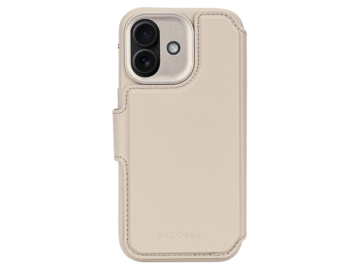 Decoded Leather Detachable Wallet Solid Clay do iPhone 17