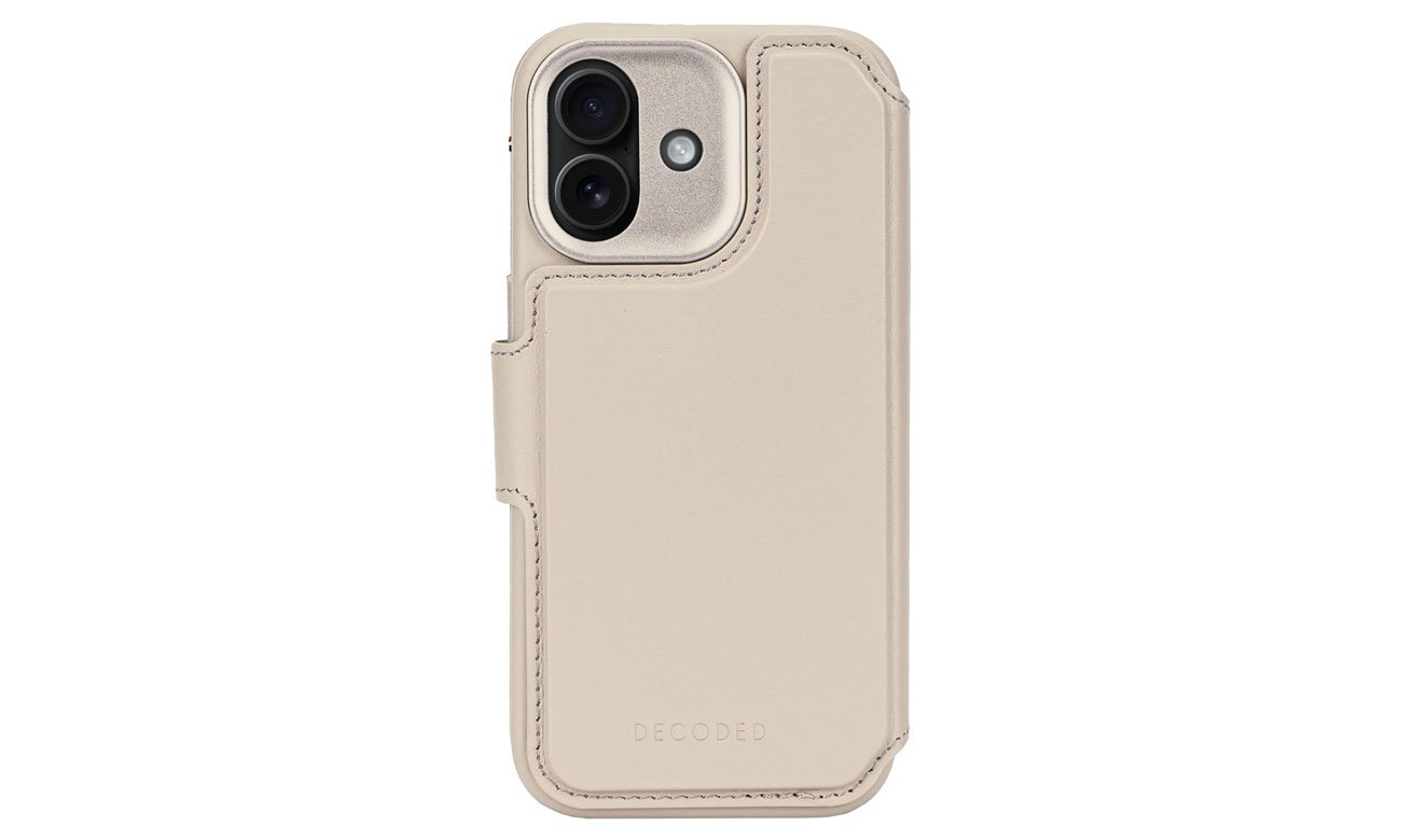 Decoded Leather Detachable Wallet Solid Clay do iPhone 17