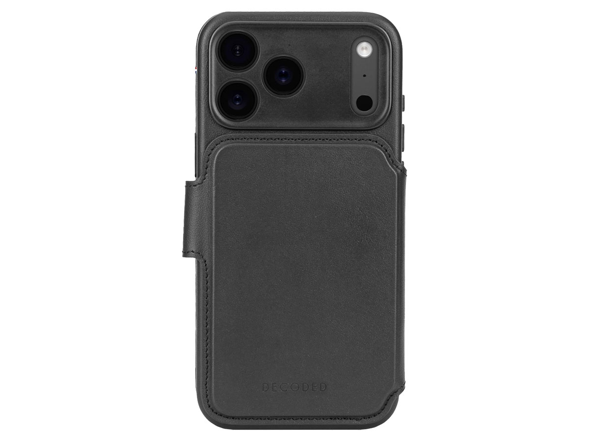Decoded Leather Detachable Wallet Black do iPhone 17 Pro