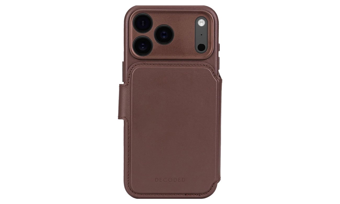 Decoded Leather Detachable Wallet Chocolat Brown do iPhone 17 Pro