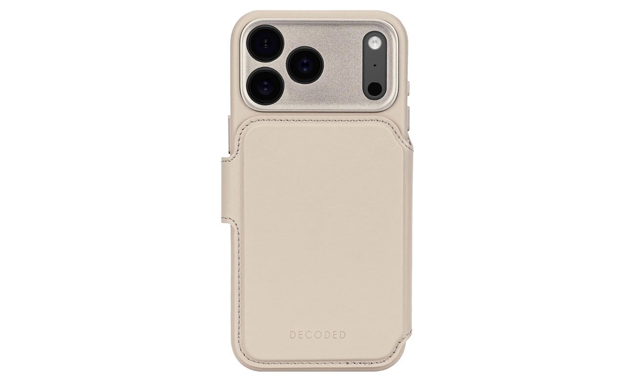 Decoded Leather Detachable Wallet Solid Clay do iPhone 17 Pro
