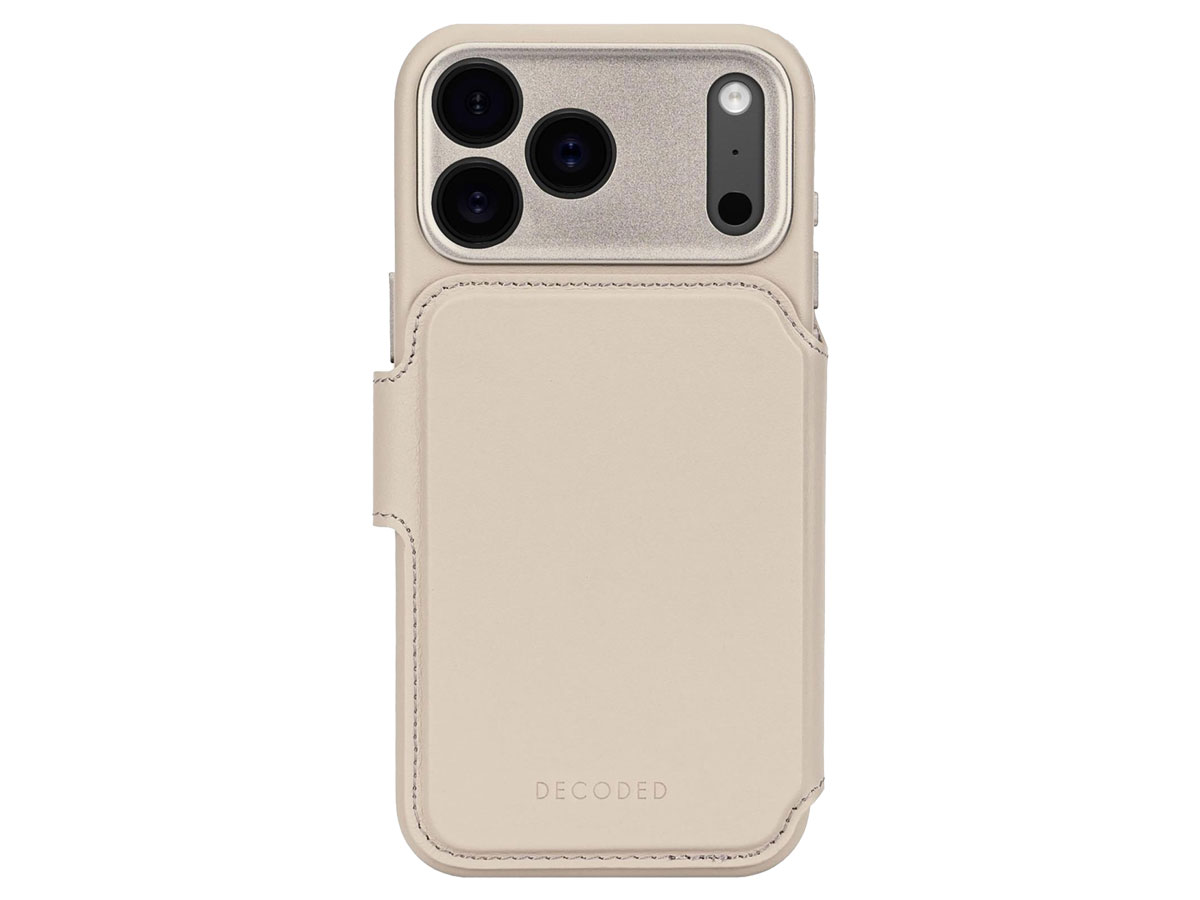 Decoded Leather Detachable Wallet Solid Clay do iPhone 17 Pro Max