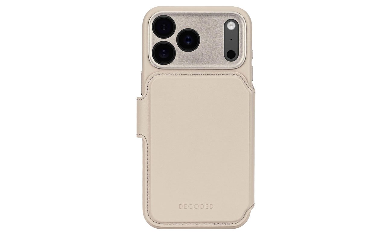 Decoded Leather Detachable Wallet Solid Clay do iPhone 17 Pro Max