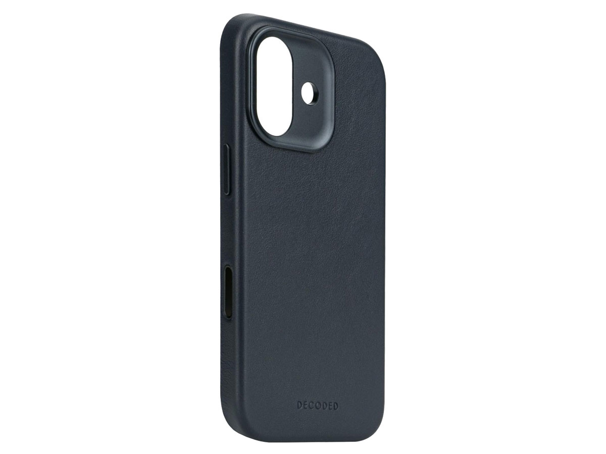 Decoded Leather Backcover Navy Shadow do iPhone 17