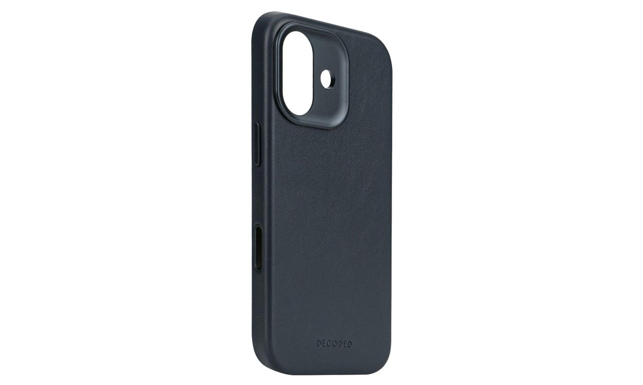 Decoded Leather Backcover Navy Shadow do iPhone 17