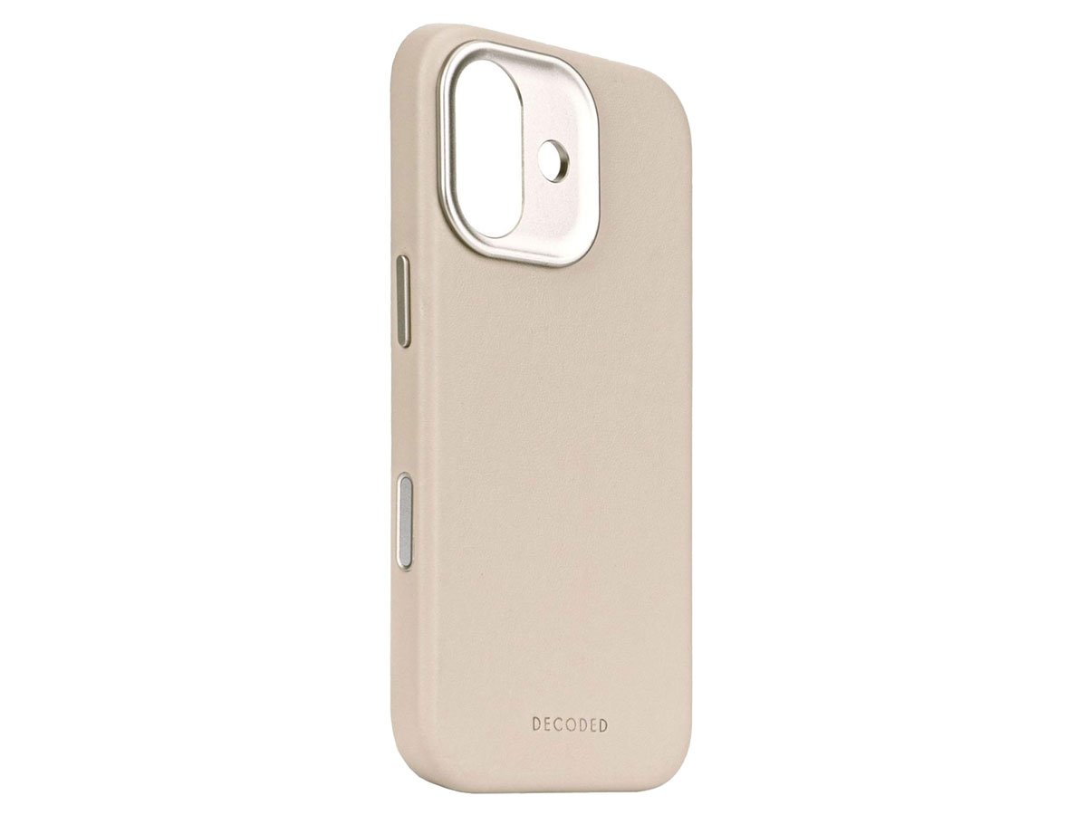 Decoded Leather Backcover Solid Clay do iPhone 17