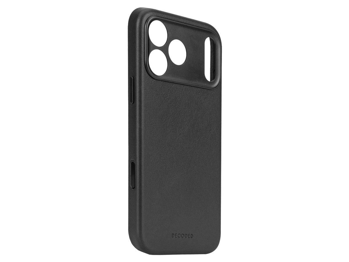 Decoded Leather Backcover Black do iPhone 17 Pro