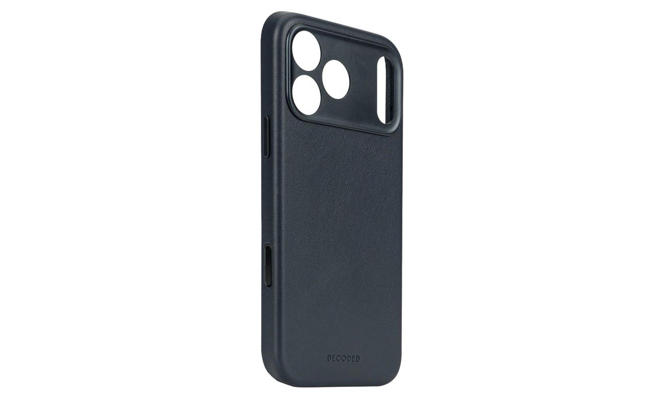 Decoded Leather Backcover Navy Shadow do iPhone 17 Pro