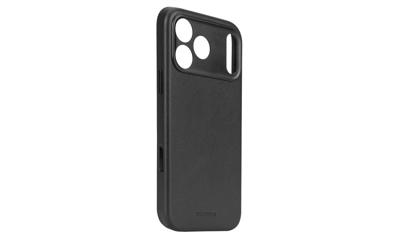 Decoded Leather Backcover Black do iPhone 17 Pro Max