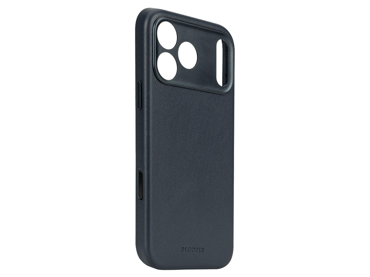 Decoded Leather Backcover Navy Shadow do iPhone 17 Pro Max