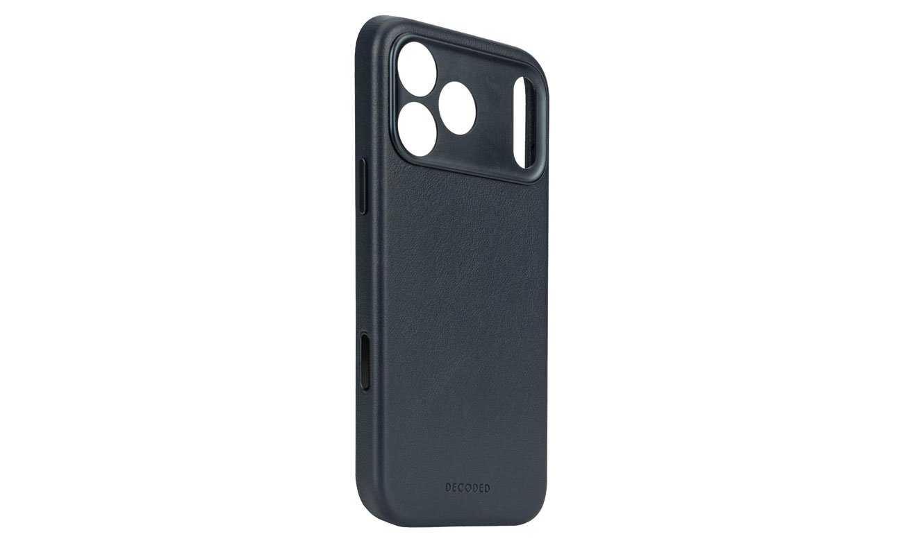 Decoded Leather Backcover Navy Shadow do iPhone 17 Pro Max