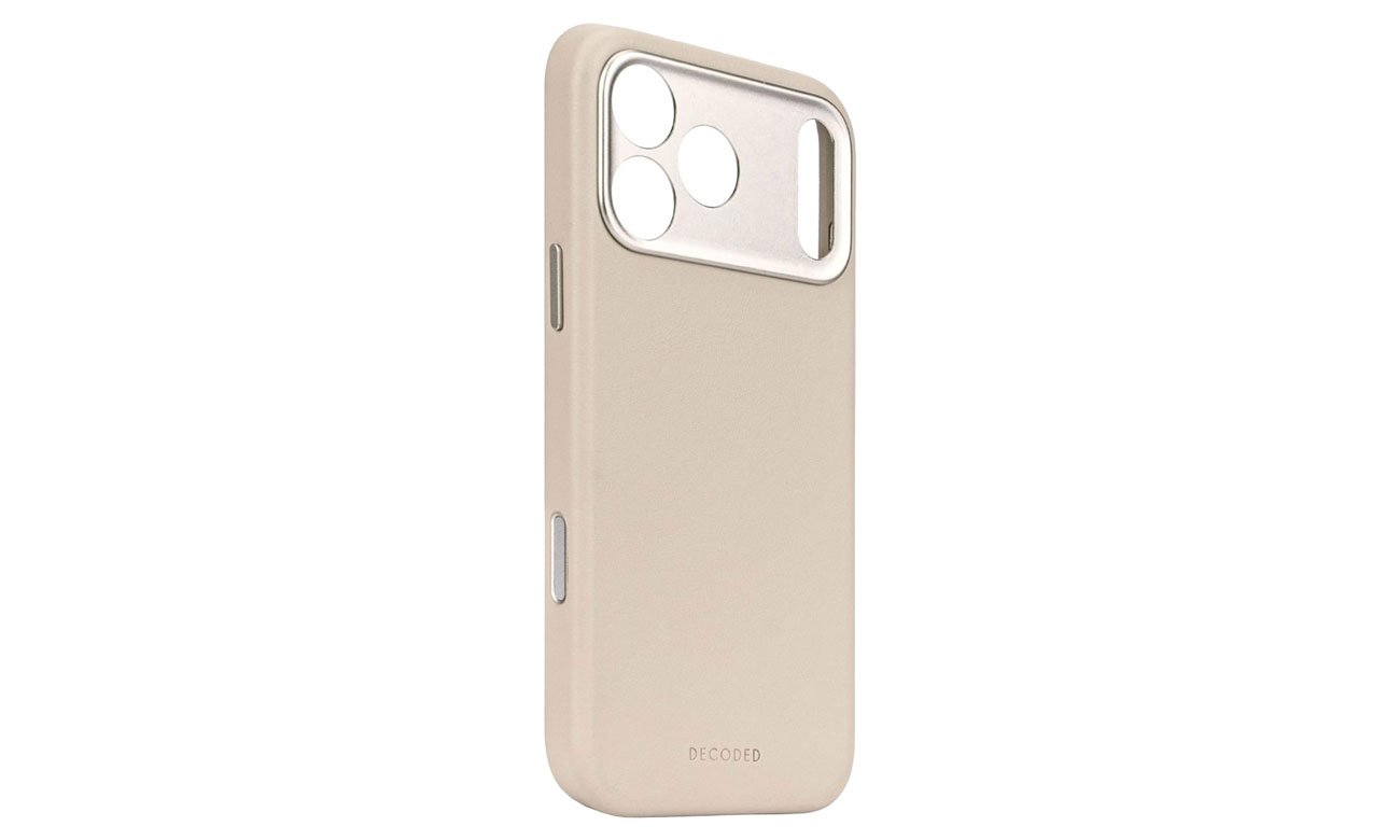 Decoded Leather Backcover Solid Clay do iPhone 17 Pro Max