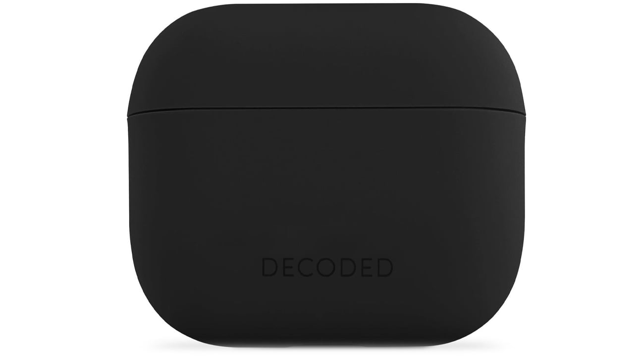 Etui Decoded Silicone AirCase do AirPods 3 charcoal