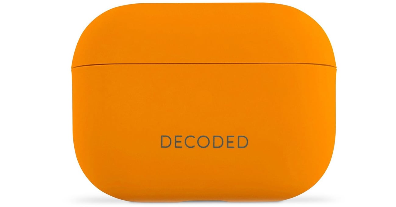 Etui Decoded Silicone AirCase do AirPods Pro 2 apricot
