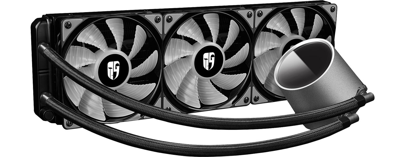 Deepcool Castle 360RGB Radiator, wentylatory, blok wodny