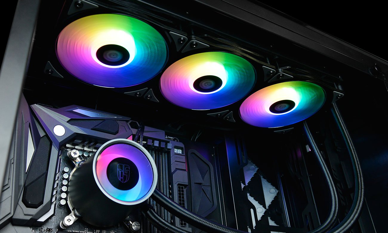 Deepcool Castle 360RGB Podświetlenie RGB