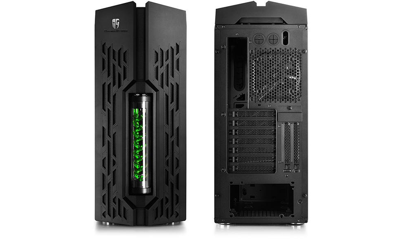 Deepcool GENOME II BK-GN Przód i tył, chłodzenie