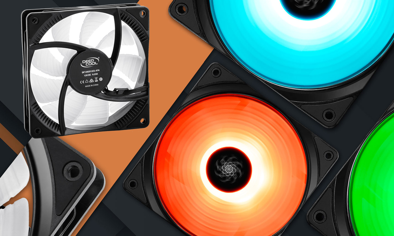 Zestaw Deepcool RF120 LED RGB Właściwości i cechy